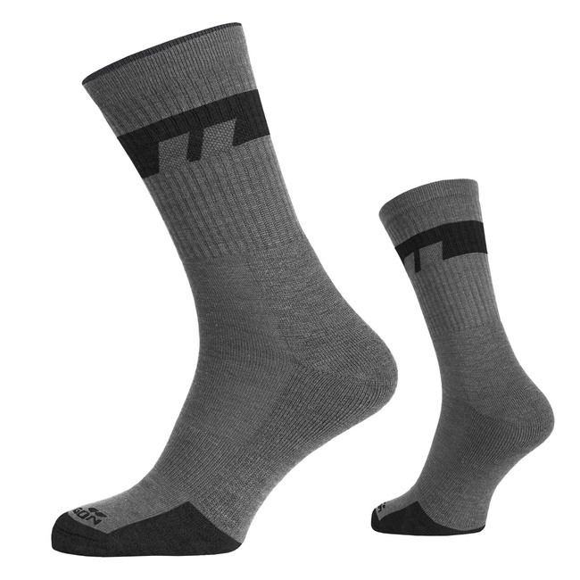 SOCKS - ALPINE MERINO MEDIUM - Pentagon - CINDER GREY