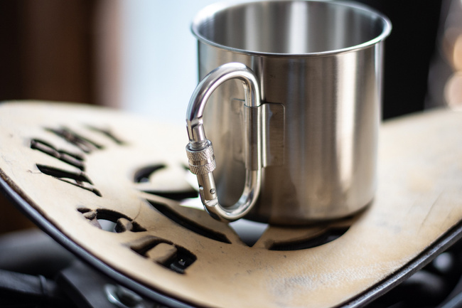 CANA KARABINER DIN OTEL INOXIDABIL 500ML - MILTEC