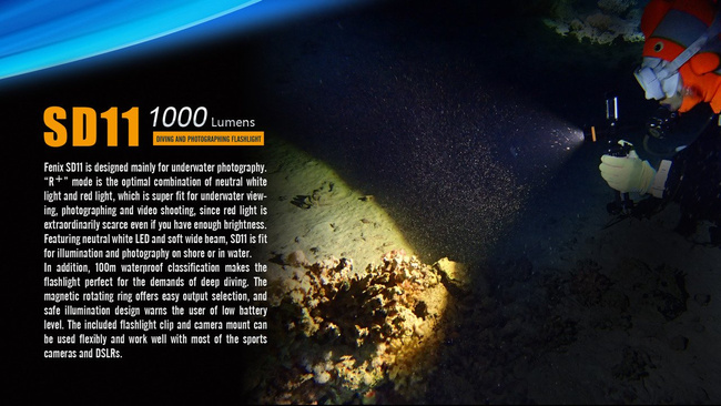 FLASHLIGHT - SD11 - FENIX®
