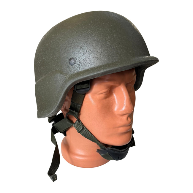 Ballistic Protection Helmet - Kevlar - Romanian Armed Forces Military Surplus - Olive Drab Green - Like New