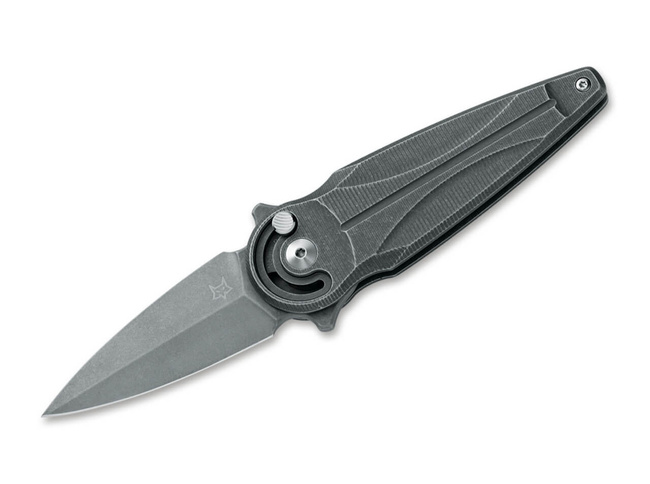 CUTIT DE BUZUNAR - "SATURN ALUMINIUM" - Fox Knives® - GRI SW