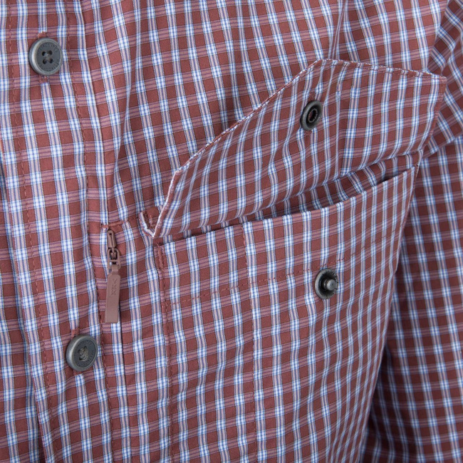 COVERT CONCEALED CARRY SHIRT - SAVAGE GREEN CHECKERED - HELIKON