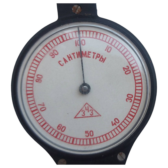 CURBIMETRU MILITAR VINTAGE (OPISOMETRU) ZCHZ - SURPLUS MILITAR ARMATA SOVIETICA - ANII ‘70 - CA NOU