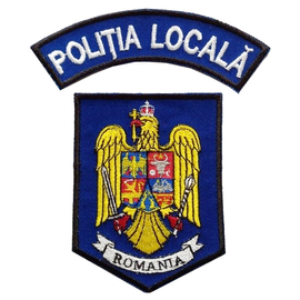 Emblema Politia Locala, brodata, varianta 7, cu aplicare termica
