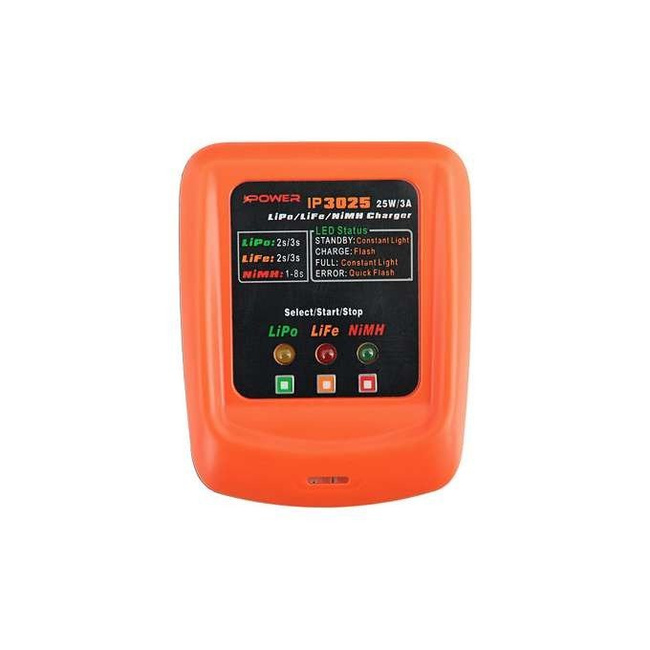 IP3025 charger for LiPo / LiFe / NiMH batteries 25W / 3A - IPower
