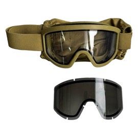 OCHELARI TACTICI CU LENTILE DE REZERVA - SURPLUS MILITAR ARMATA ROMANA - DESERT - IN STARE BUNA