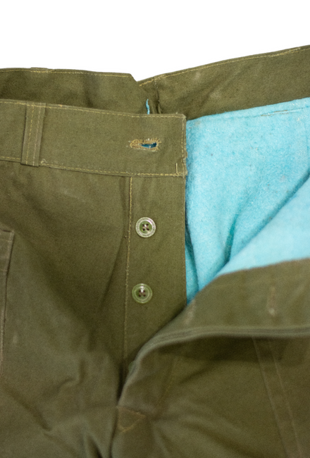 Pantaloni vatuiti de iarna cu captuseala pentru vreme rece - armata romana - uzati