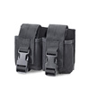 POUCH, BUZUNAR DUBLU PENTRU GRENADE - DEFCON 5 - NEGRU