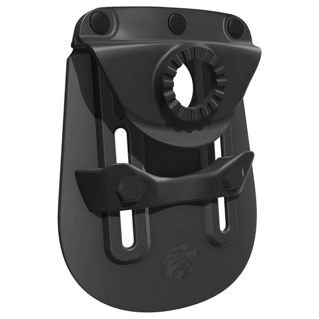 Suport pivotant pentru lanterna tactica - Negru - LH-24