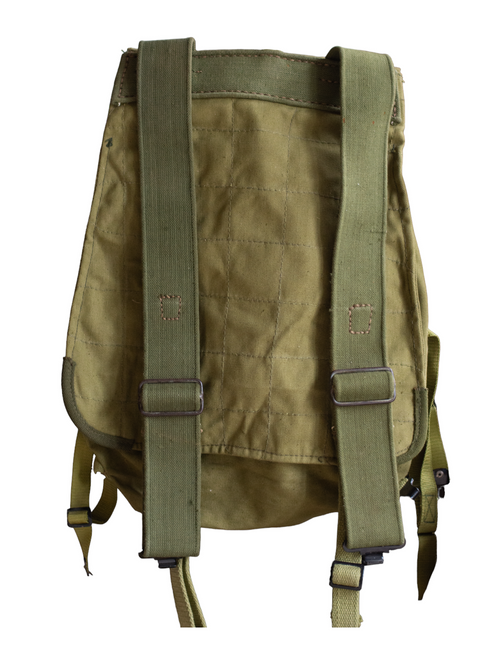 Military Olive Rare Romanian Retro Rucksack- Vintage - good condition