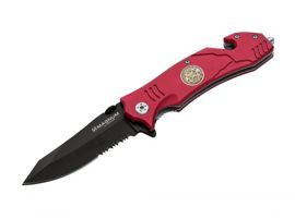 Cutit de buzunar ISU Pompieri - Rosu - Magnum by Boker