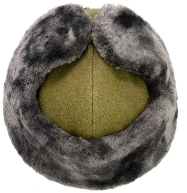 CACIULA DIN POSTAV CU BLANA - VERDE - SURPLUS MILITAR ARMATA ROMANA - CA NOUA