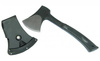 BLACK CAST STEEL AXE W/ RUBBER HANDLE