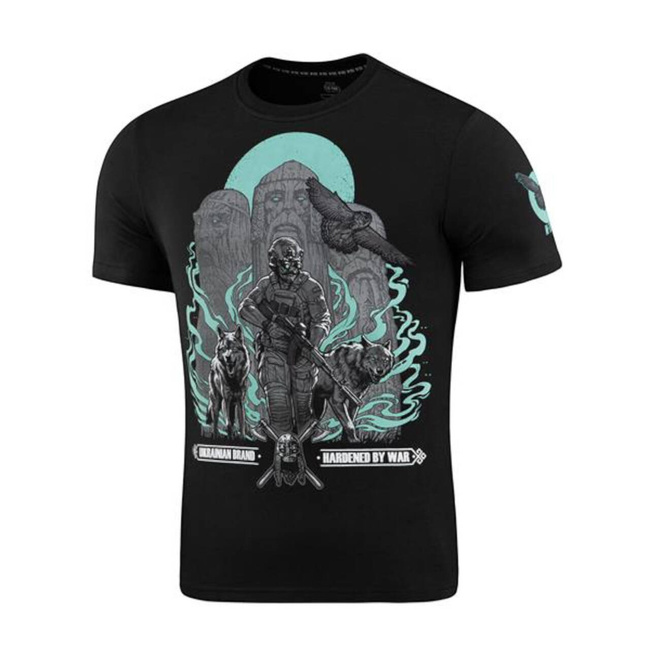 TRICOU OUR LAND - NEGRU - M-TAC