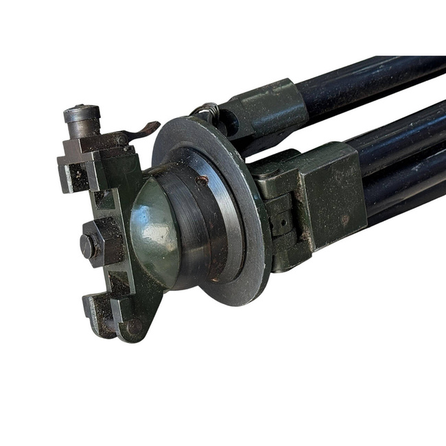 TELEMETRU STEREOSCOPIC CU CUTIE METALICA DE TRANSPORT, BARA DE MASURARE SI TREPIED - WWII - SURPLUS MILITAR AUTENTIC ROMANESC - DECO/IN STARE BUNA