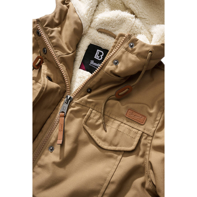 JACHETA PARKA PENTRU FEMEI - MARSH LAKE - CAMEL - BRANDIT