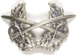 BADGE GENUINE GERMAN ARMY METAL VISOR HAT ´ARMY´