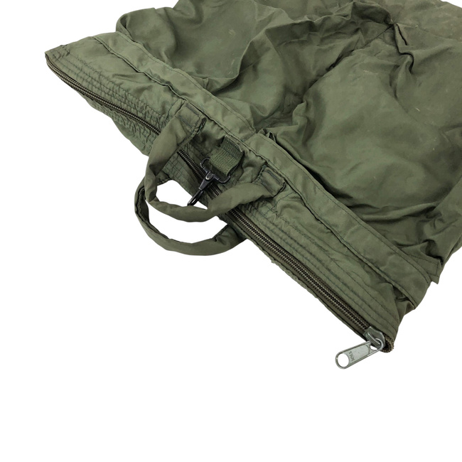 VINTAGE HELMET AND FLIGHT GEAR BAG – 50x50 CM – U.S. ARMY MILITARY SURPLUS (USGI) – OD GREEN – USED