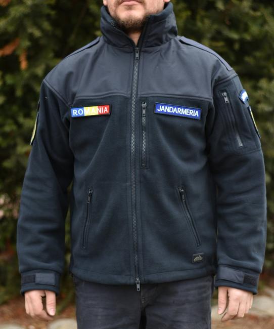 JACHETA POLAR - CLASSIC ARMY - Helikon Texx - BLEUMARIN  - CU EMBLEME - JANDARMERIA