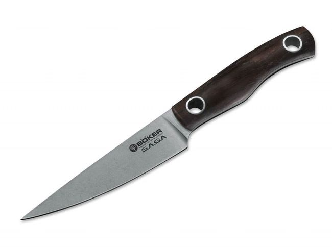 CUTIT DE BUCATARIE "SAGA OFFICE KNIFE GRENADILL" - BOKER