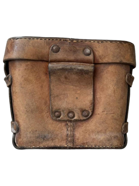 BINOCULAR CASE - 8x30 - MODEL 3 - SOVIET ARMY MILITARY SURPLUS - BROWN - USED