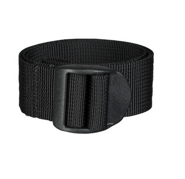 BLACK 25MM STRAP WITH BUCKLE 60CM