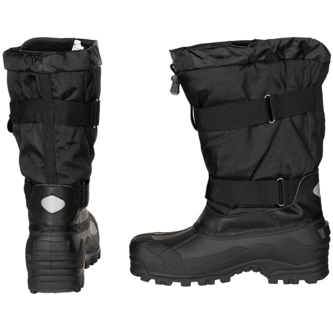 Bocanci termici "Fox 40 C" cu talpa din cauciuc - negri - MFH