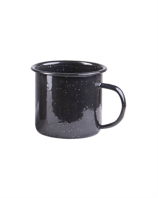 WESTERN ENAMELLED CUP - BLACK - Mil-Tec® - 350 ML