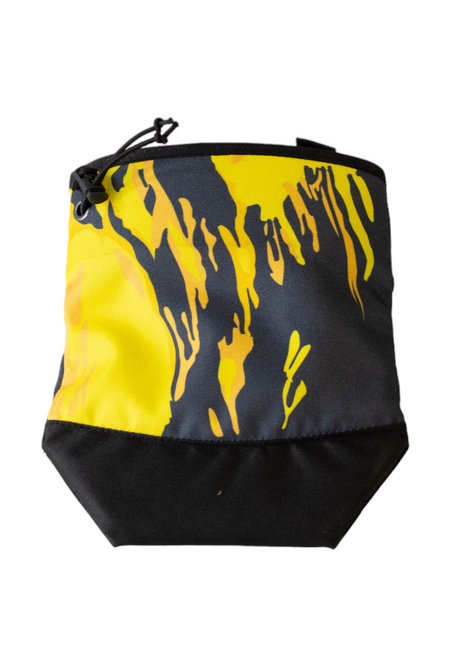 Bear spray pouch with belt attachment system - 200x230 mm - Yellow/Black - Raccoon