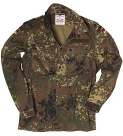 CAMASA GERMANA DE TEREN - FLECKTARN TROPICAL 5 CULORI - SURPLUS MILITAR - UTILIZAT