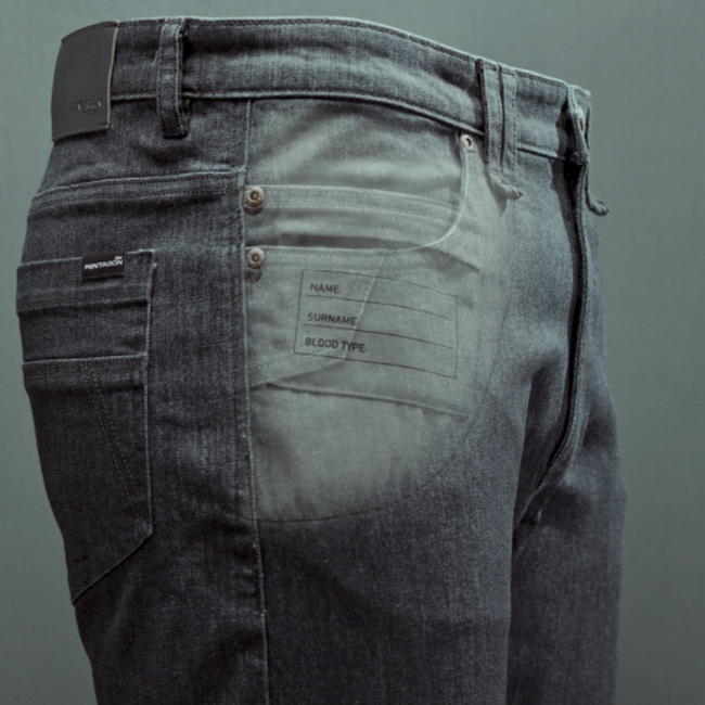 Pantaloni tactici - Jeans - JASON - PENTAGON - Dark - Lungime 30