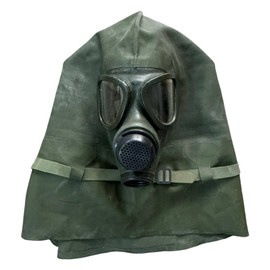 MASCA DE GAZE - RANITI - CAUCIUC - SURPLUS MILITAR ARMATA ROMANA - NEUTILIZATA - IN STARE BUNA - DECO