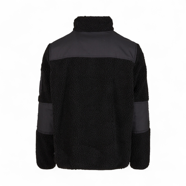 Jacheta Teddyfleece pentru Barbati - Ramble - Cu Insertii Ripstop - Neagra - Brandit
