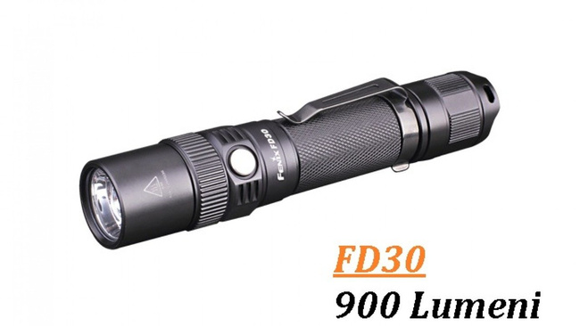 Flashlight Fenix FD30, water resistant