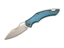 POCKET KNIFE SPARROW ALUMINIUM BLUE - FOXERDGE