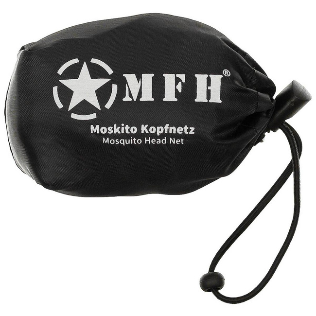 Mosquito Head Net, OD/ woodland, w/elastic band