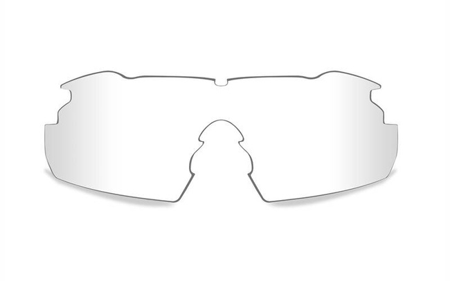 BALLISTIC SUNGLASSES - VAPOR 2.5 - WILEY X - GREY/CLEAR - BLACK FRAME