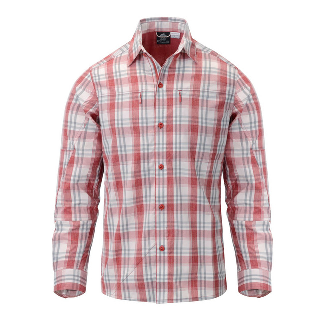 TRIP SHIRT - NYLON BLEND - Helikon Tex® - RED PLAID