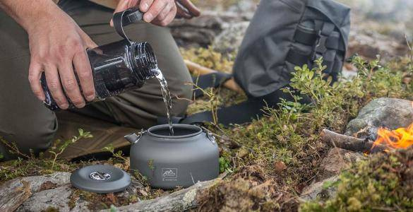 CAMPING KETTLE - ANODIZED ALUMINIUM - 1.4 L - Helikon-Tex®