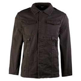 JACHETA GERMANA DE TEREN - IN STIL VECHI - MOLESKIN - NEAGRA - MIL-TEC