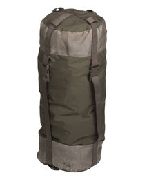 LARGE COMPRESSION SACK - OD - MILITARY SURPLUS BELGIAN ARMY - USED