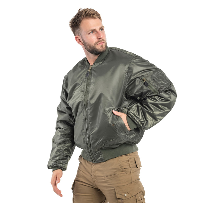 US OD FLIGHT Bomber JACKET MA1 STYLE