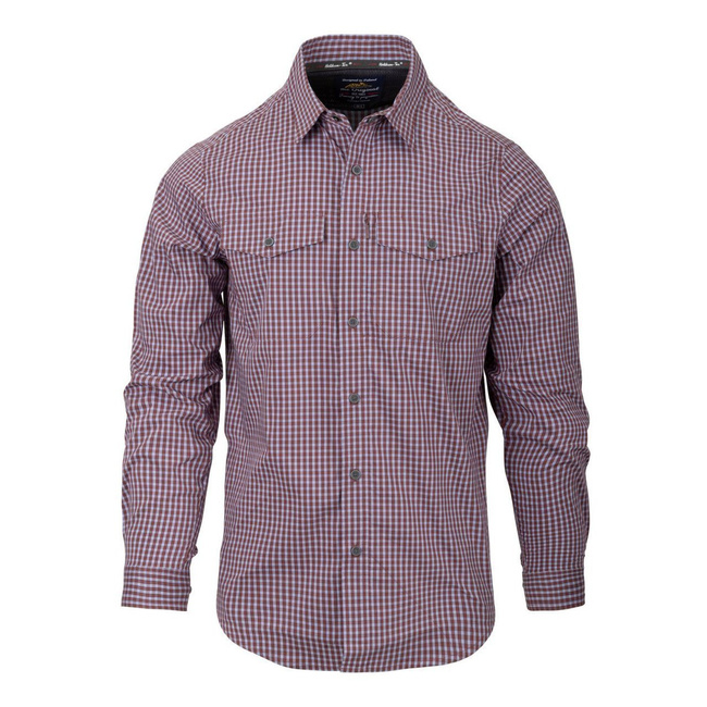 COVERT CONCEALED CARRY SHIRT - SAVAGE GREEN CHECKERED - HELIKON