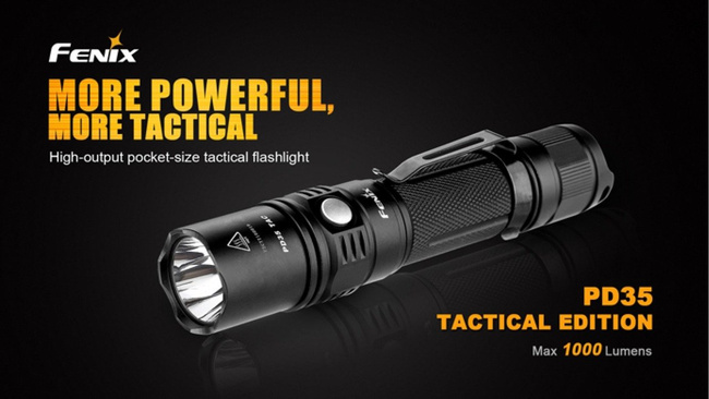 Flashlight Fenix PD35 - Tactical, water resistant