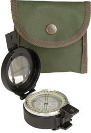 British Metal Lensatic Compass (Repro)
