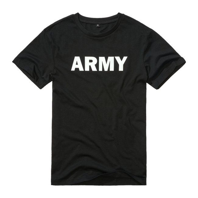 T-SHIRT - ARMY PRINT - BLACK - BRANDIT