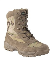BOCANCI MILITARI TACTICI -  FERMOAR YKK, PIELE/CORDURA, THINSULATE - Mil-Tec - MULTICAM
