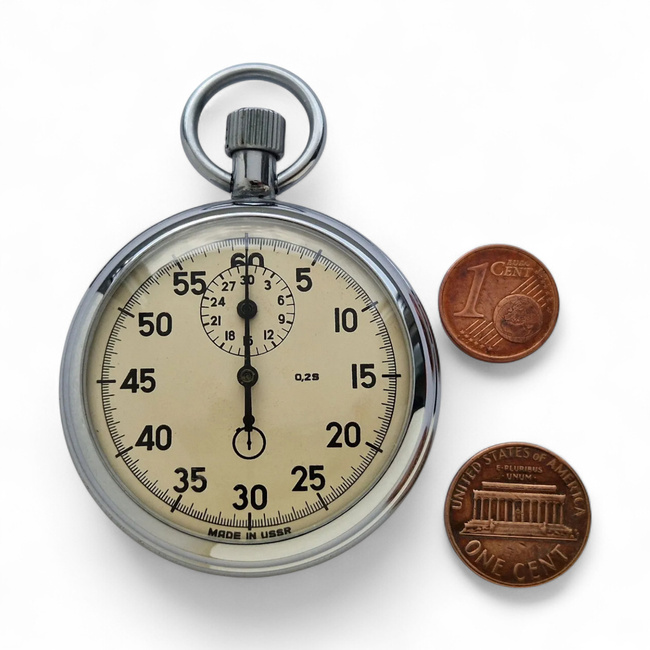 Cronometru (Stopwatch) vintage AGAT - URSS - Surplus militar armata Romana - In stare buna  