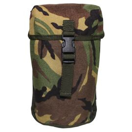 POUCH PENTRU STICLA DE APA - SURPLUS MILITAR ARMATA OLANDEI NL - CAMUFLAJ OLANDEZ NL - 20 x 14 x 7 cm - UZAT