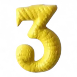 Numar metalic - 3 - Glalben - Surplus Militar Armata Ungariei - Ca nou